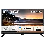 INFINITON INTV-24AF490– Televisor Smart TV 24' HD – Android 9.0 – Google Assistant – HBBTV...