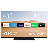 Nokia Smart TV - 43 Pulgadas (108 cm) Android TV (QLED 4K UHD, Dolby Vision, HDR10, DVB-C/S2/T2,...