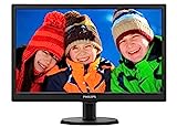 Philips 193V5LSB2/10- Monitor de 19' (1366x768, TN, 16:9, D-Sub, 60 Hz, VESA), Negro