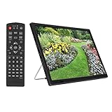 Mini TV Portátil De 16 Pulgadas, TV para Automóvil Ultradelgada HD 1080P TV Digital para Viajes En...